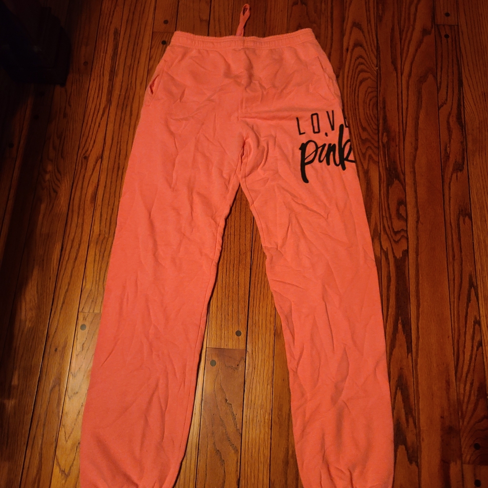VS VICTORIA'S SECRET PINK OVERSIZED SWEAT JOGGING PANTS XS!